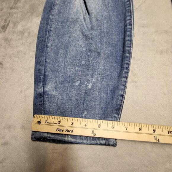 Judy Blue Jeans Womens 24W Blue Skinny Fit Distressed Ripped Stretch JB88197 - Picture 6 of 11